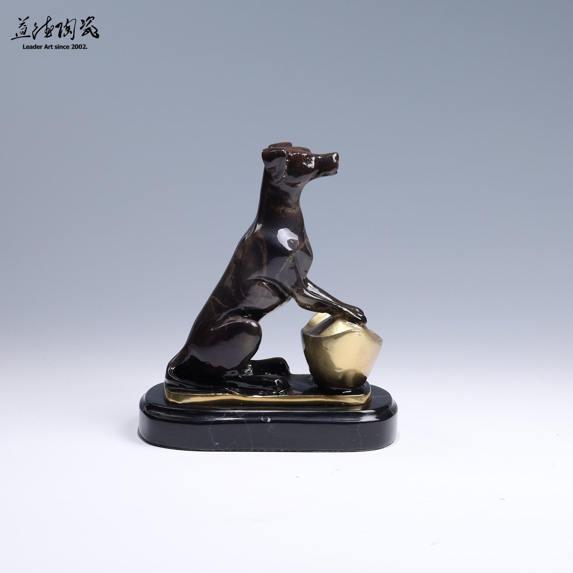 狗來富貴 - 12生肖系列銅雕 - LEADER 益德 | 居家設計藝品・人文茶器・空間美學作品