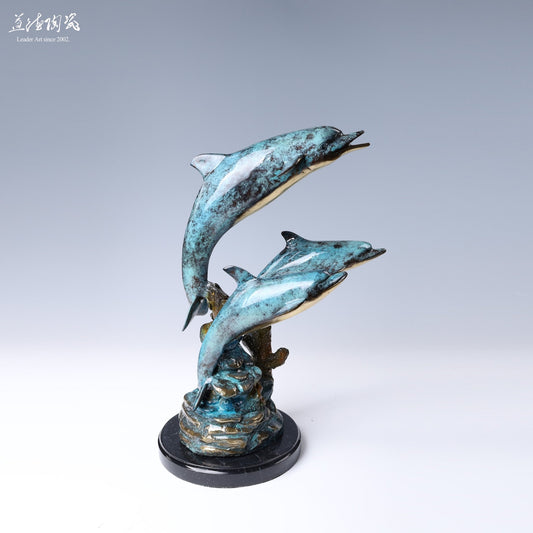 Dolphin with Marble Effect - LEADER 益德 | 居家設計藝品・人文茶器・空間美學作品