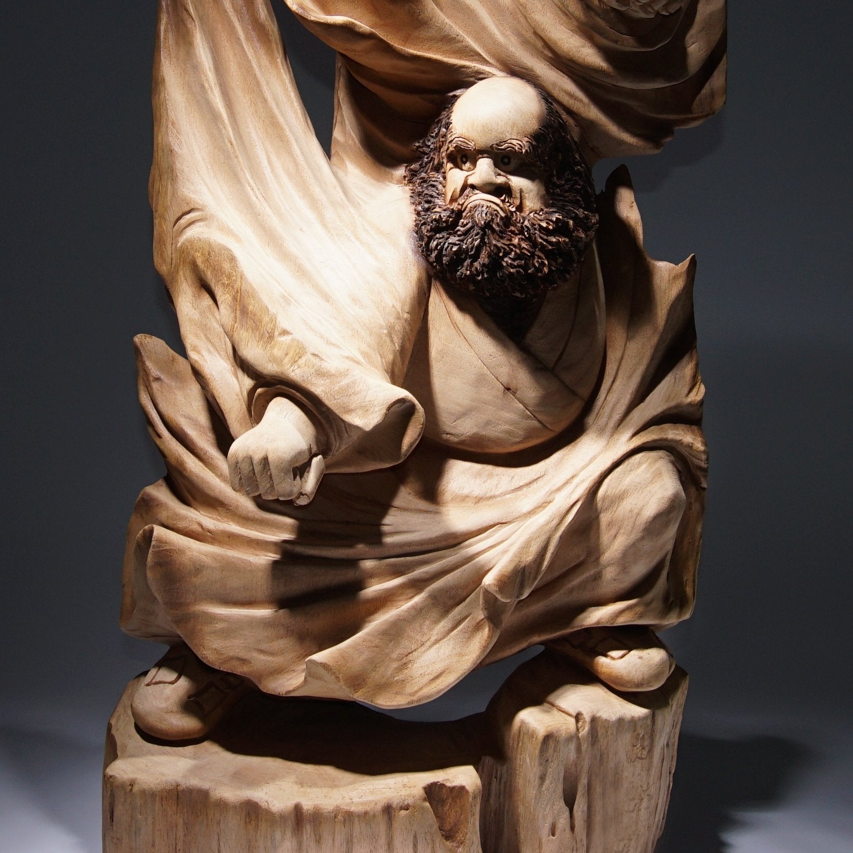 武達摩不倒翁-工藝之家木雕[訂製] – LEADER 益德| 鶯歌陶瓷人文茶器 
