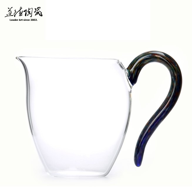 璃器晶彩茶海公道杯 [綠彩] - LEADER 益德 | 居家設計藝品・人文茶器・空間美學作品